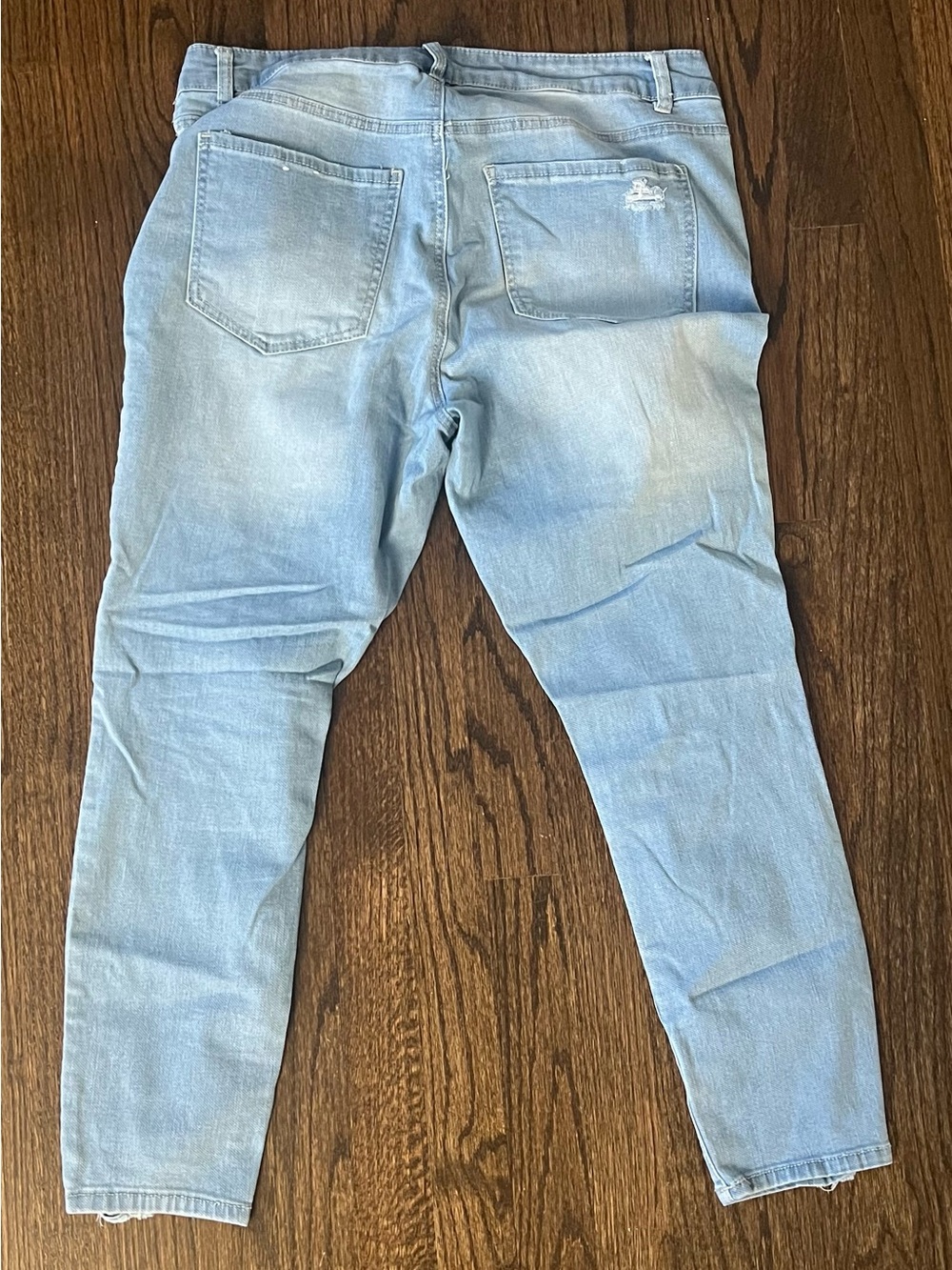 d. jeans Light Blue Skinny Distressed Women’s Jeans - Picture 2 of 6
